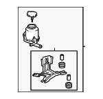 443600C050 - Steering: Reservoir Assembly for Toyota Image