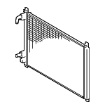 1655036030 - : Auxiliary Radiator for Lexus: IS200t, IS300, RC Turbo, RC200t, RC300 Image