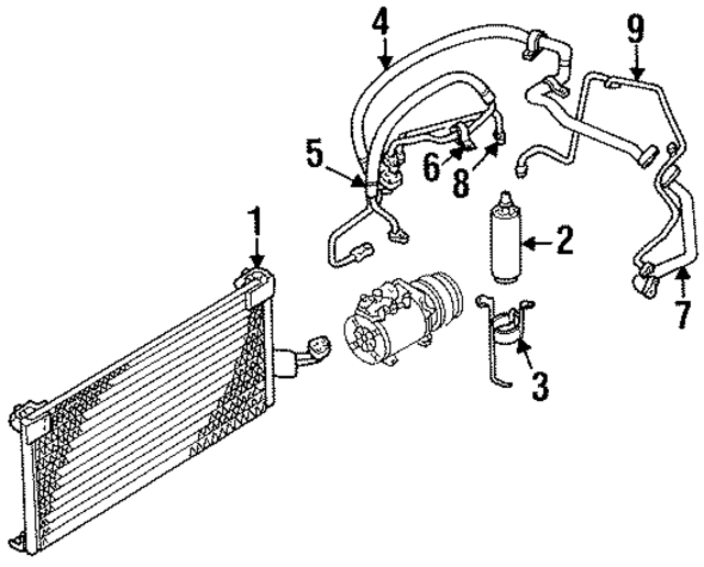 MB899053 - HVAC: A/C Receiver Drier Bracket for Mopar Image