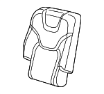 5RA50HL1AE - Body: Seat Back Cover for Jeep: Cherokee Image