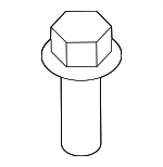 N90915802 - Steering: Heat Shield Screw for Volkswagen: Arteon, Atlas, Atlas Cross Sport, CC, Golf R, GTI, Jetta, Passat, Taos, Tiguan, Tiguan Limited Image