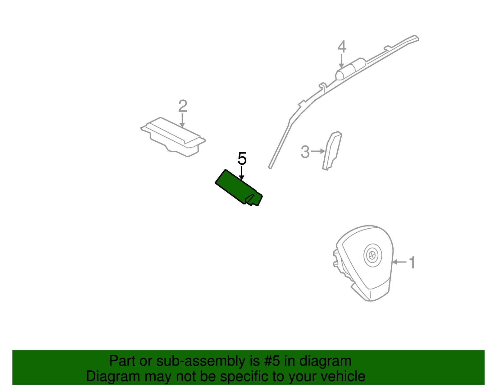 Knee Inflator Module - BMW (72129311683)