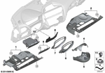 51459236592 - Vehicle Trim: Trim Panel Foot Controls for BMW: 228i, 228iX, 230i, 230iX, M235i, M235iX, M240i, M240iX Image image