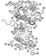 68004224AA - Air Conditioning &amp; Heater: A/c And Heater Door Kit for Dodge: Ram 1500, Ram 2500, Ram 3500 Image