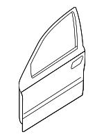 6G1Z5420125A - Body: Door Shell for Ford: Five Hundred, Taurus | Mercury: Montego, Sable Image