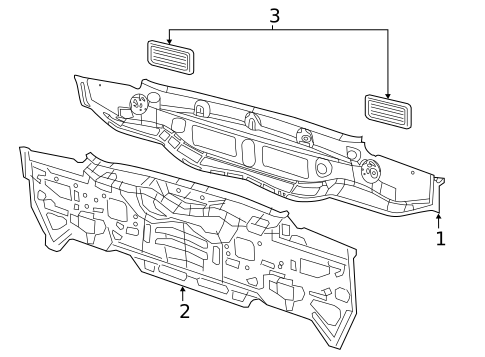 Rear Body for 2021 Fiat 500X #0