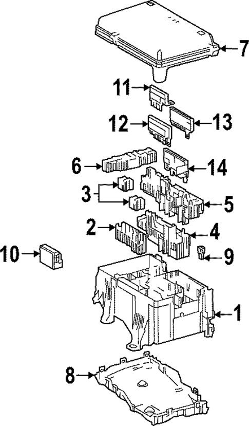 Fuse & Relay for 2024 Lexus LX600 #1
