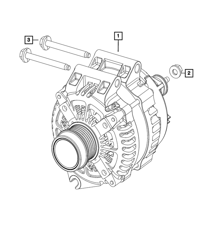 R6029733AB - Electrical: Engine Generator, Remanufactured for Mopar Image