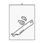 3C8867234C6K8 - Body: Windshield Pillar Trim for Volkswagen Image