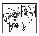 76200T2GA61ZD - : Mirror Assembly for Honda: Accord Image