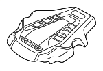 6E103925Q - Engine: Engine Cover for Audi Image