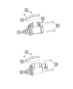 56029717AA - : Starter Shield for Mopar Image