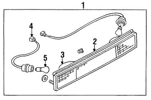 Backup Lamps for 1987 Nissan Sentra #0