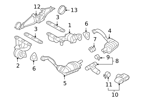 Mufflers for 2009 Porsche Cayman #0