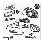 8791042J91 - : Mirror Assembly for Subaru: Solterra Image