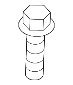 W716419S442 - : Upper Trans Mount Mount Bolt for Ford Image