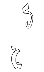 PE01133A6 - Engine: Upper Cover Clip for Mazda: 3, 6, CX-3, CX-30, CX-5, CX-70, CX-9, CX-90, MX-5 Miata Image