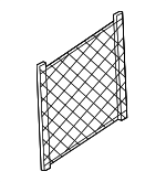 46586026007C45 - Body: Net for Mercedes-Benz Image