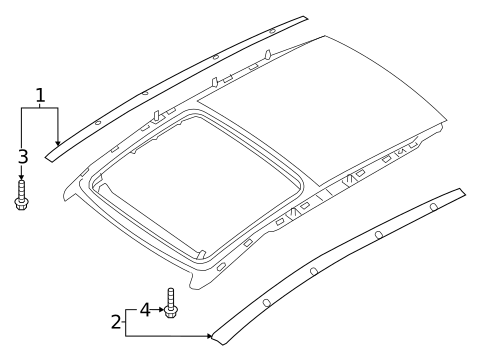 Exterior Trim - Roof for 2020 Kia Sportage #0