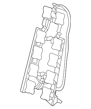 4K0881065A - Body: Seat Lumbar Support Cushion for Audi Image