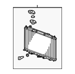 1J010RDCA01 - : Radiator for Honda: Fit Image