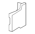 19026RP3A00 - : 2009-2013 Honda Fit - Air Screen L Radiator Side for Honda: Fit Image