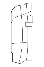 68103133AB - Body: Wheelhouse Brace for Chrysler: Town &amp; Country | Dodge: Grand Caravan | Ram: C/V Image