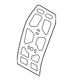 87640JF00A - Body: Back Panel for Nissan Image