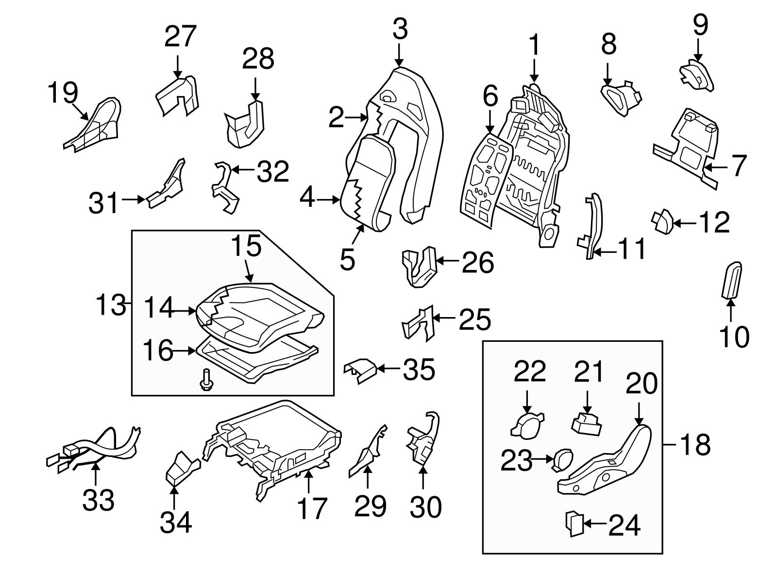 Side Impact Inflator Module - Nissan (Y85H1-JF00A)