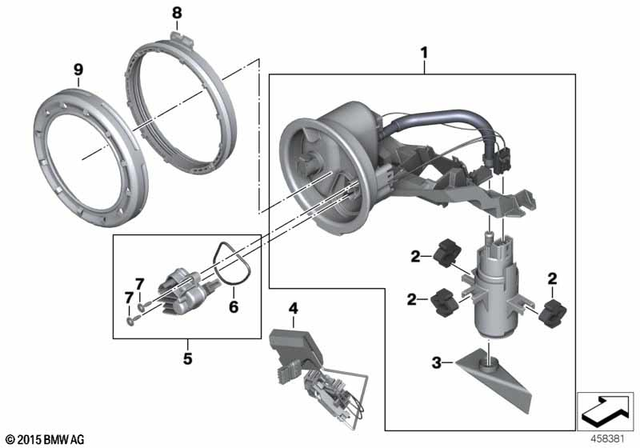 16148554921 - : Fuel Pump Unit Without Lever Sensor for BMW-Motorrad Image