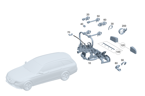 Rear End Carrier Systems for 2012 Mercedes-Benz E 63 AMG&reg; #0