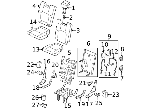 Third Row Seats for 2011 Honda Pilot #1