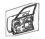 6700260C70 - Body: Door Shell for Lexus: GX550 Image