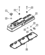5179090AA - 5.9L Turbo Diesel; Engine: Valve Cover Isolator for Mopar Image image