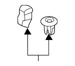 82295SNAA21 - Body: Pivot Bracket for Honda: Civic, Insight Image