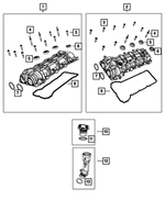 6509450AA - 3.2L Gas; Engine: Double Ended Stud, Mounting Left Side for Mopar Image image