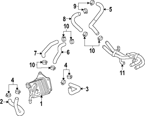 Trans Oil Cooler for 2025 Honda Civic #0