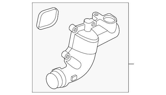 2020-2026 Ford Engine Coolant Outlet Flange LX6Z-8K556-A | Varsity Ford