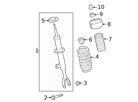 Struts & Components for 2017 Cadillac CT6 #2