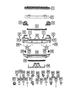68602539AA - Frame, Bumper and Fascia: Rear Energy Absorber for Mopar Image