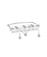 5NS85DX9AN - Interior Trim: Rear Shelf Panel for Mopar Image