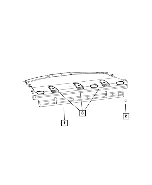 Headliners-Visors-Assist Straps for 2016 Chrysler 200 #1