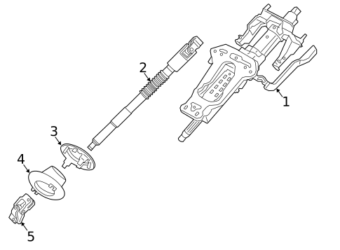 Steering Column Assembly for 2020 BMW i3 #0