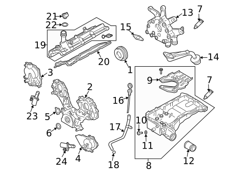 Engine Parts for 2015 INFINITI Q40 #17