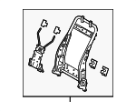 7163078100 - Body: Seat Back Frame for Lexus: NX200t, NX300, NX300h Image
