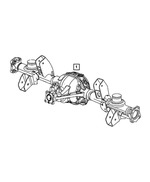5183509AA - : Service Rear Axle for Mopar Image