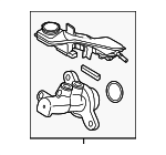 47201WB001 - Body: Master Cylinder for Scion: iA | Toyota: Yaris, Yaris iA Image