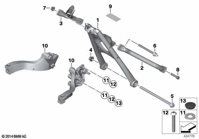 46517692013 - : Isa Screw - M8X35 for BMW-Motorrad Image
