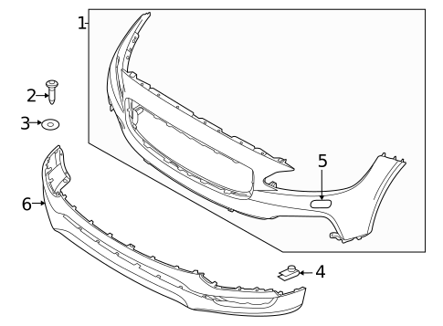 Bumper & Components - Front for 2021 Volvo S90 #0