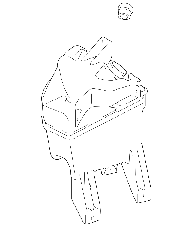 thumbnail image 2 of Evan-Fischer Washer Reservoir For 2006-2008 Toyota RAV4 – Dual Pump, With Filler Neck & Cap 2 of 4